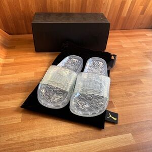 Puma Fenty x Wmns Jelly Slide sandals, white, size 7.5, new in box